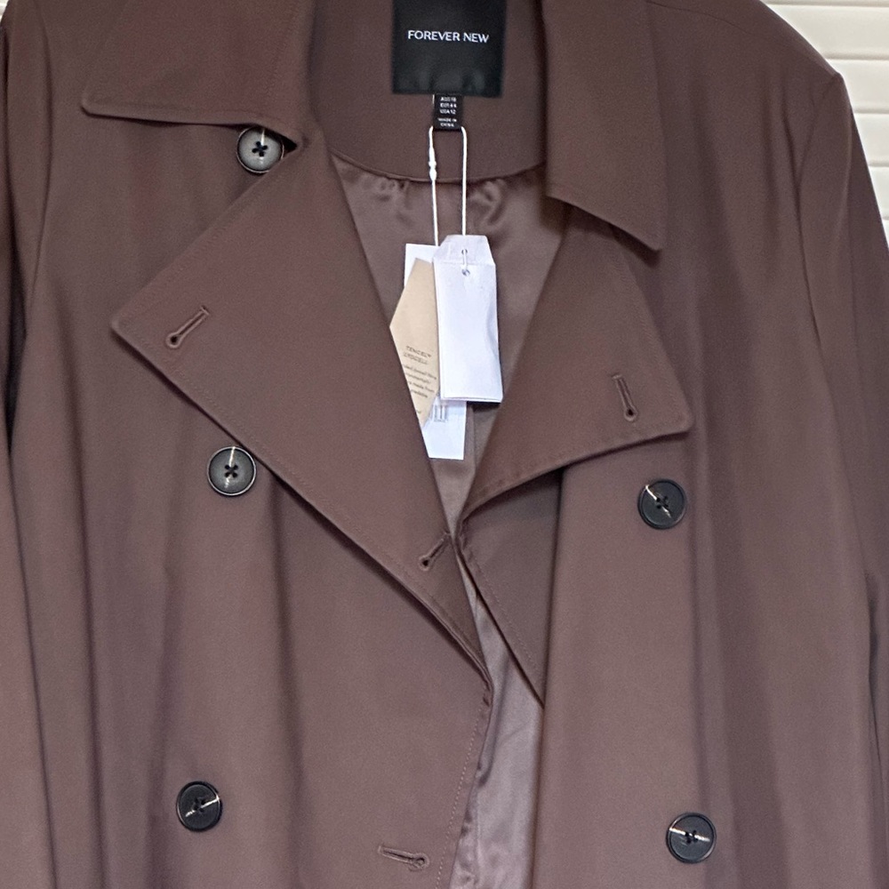 NWT Forever New Carmen Trench - Picture 2 of 8